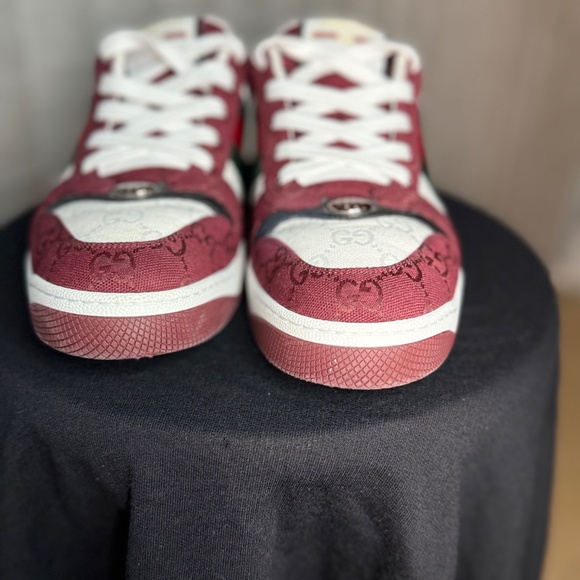 Red Gucci sneaker /Red Gucci screener sneaker - Picture 3 of 10